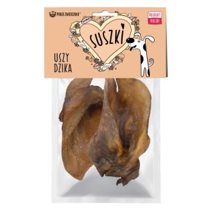 Paka Zwierzaka SUSZKI Uszy Dzika 2szt