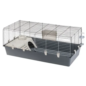 Ferplast Rabbit 120 Klatka dla Królików i Świnek Morskich Szara 118x58x51cm Uszkodzona