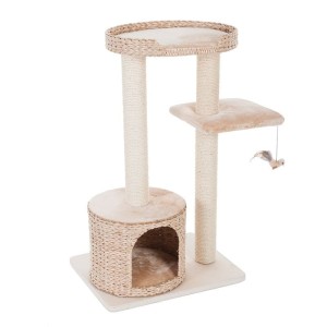 Natural Home II Drapak dla Kota Kremowy 60x48x99,5cm  - Po Zwrocie