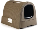 Curver Kuweta Toaleta z Filtrem dla Kota Eco-Friendly 51x38,5x39,5cm Mokka