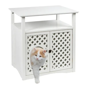 Kerbl Pet Szafka dla Kota Helena 64x46x65cm Biała - Nowa Uszkodzona