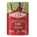 Carnilove Cat Pouch Gravy Duck / Kaczka w Sosie Karma Mokra dla Kota Saszetka 85g