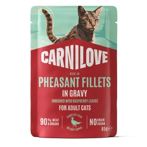Carnilove Cat Pouch Gravy Pheasant / Bażant w Sosie Karma Mokra dla Kota Saszetka 85g