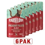 8595602584734_104101409_CARNILOVE_Cat_POUCH_JELLY_rich_in_Pheasant_enriched_with_Raspberry_Leaves_85G_www.MERDAKI.pl_6PAK.jpg
