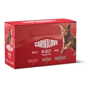 Carnilove Cat Pouch Jelly Multipack Karmy w Galaretce dla Dorosłych Kotów 12x85g