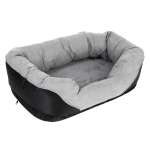 Legowisko dla Psa Lazy 75x50x25cm Szaro-Czarne