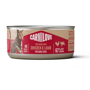 Carnilove Cat Can Chicken & Lamb / Kurczak i Jagnięcina Karma Mokra dla Kota Puszka 100g
