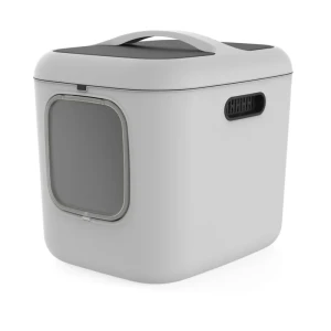 MyPet BIALA Kryta Kuweta dla kota XL 61,4x50x57,6cm Szara - Po Zwrocie