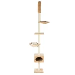 Orion Drapak dla Kota Beżowy Sufitowy 59x38x236-267cm Po Zwrocie