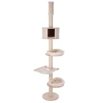 Natural Paradise Drapak Sufitowy Dla Kota Magnolia Kremowy 82x48x241–270cm