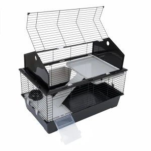 TIAKI Dwupiętrowy Domek dla Małych Zwierząt Maisonette 100 96x57x73cm Królik Świnka Morska