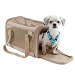 TIAKI Torba Transportowa dla Kotów i Małych Psów do 6kg z Siatką 46x28x28cm
