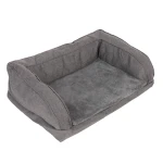 Pokrowiec Zapasowy do Ortopedyczna Sofa dla Psa L 115x70x32cm Ciemnoszary