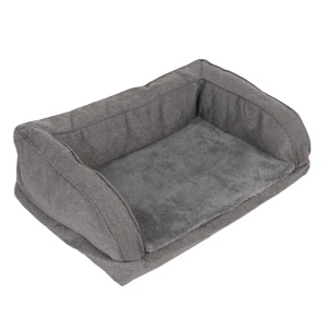 Pokrowiec Zapasowy do Ortopedyczna Sofa dla Psa L 115x70x32cm Ciemnoszary