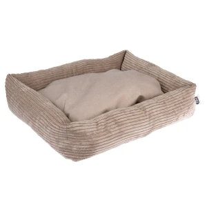 TIAKI Legowisko dla Psa z Przytulnego Sztruksu Cord Lincoln 65x55x15cm