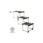 Trixie Friends on Tour 3-stopniowe Składane Schody dla Psa z Aluminium do 75kg 100x37x57cm