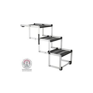 Trixie Friends on Tour 3-stopniowe Składane Schody dla Psa z Aluminium do 75kg 100x37x57cm