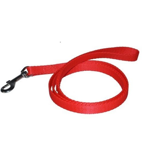 CHABA Smycz taśma - 16mm 130cm czerwona swiatshihtzu.pl.jpg